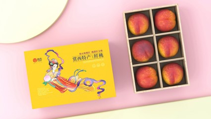 冀西生態園鮮桃產品包裝設計