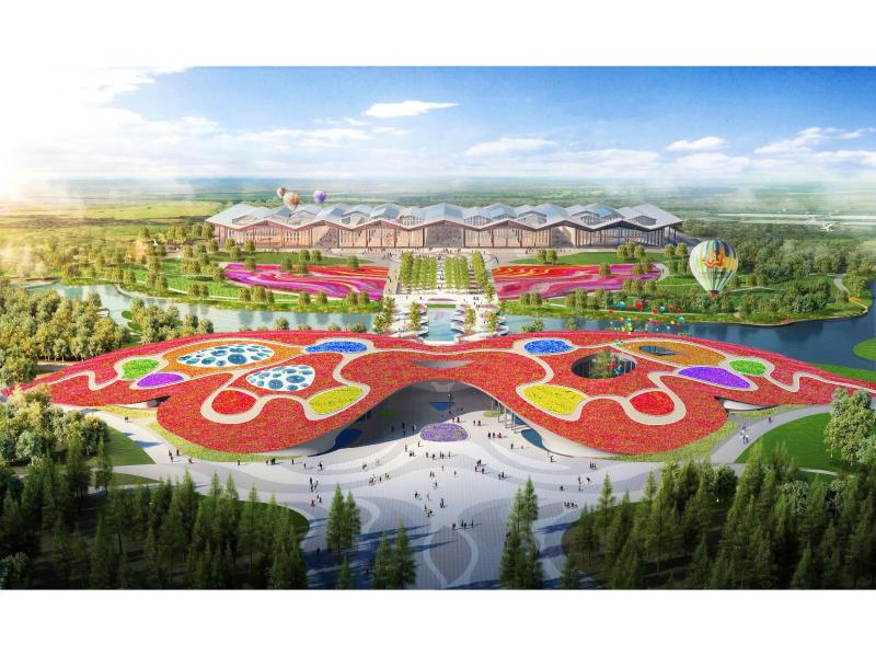 花海映崇明，盛事待君臨——倒計時307天，第十屆中國花博會即將綻放生態園